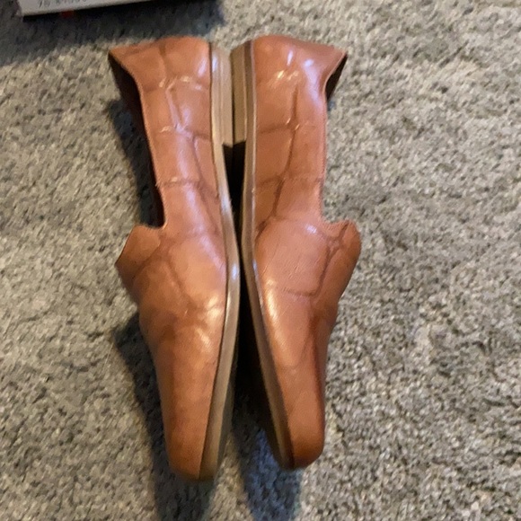 Vintage leather crocodile flats - Picture 3 of 5